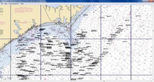 Maps Unique data for Moorehead on NOAA chart