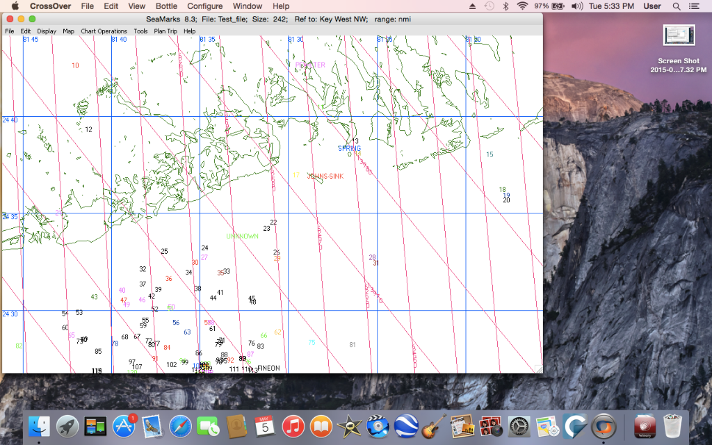 Graphical display on MAC running Yosemite with TD lines